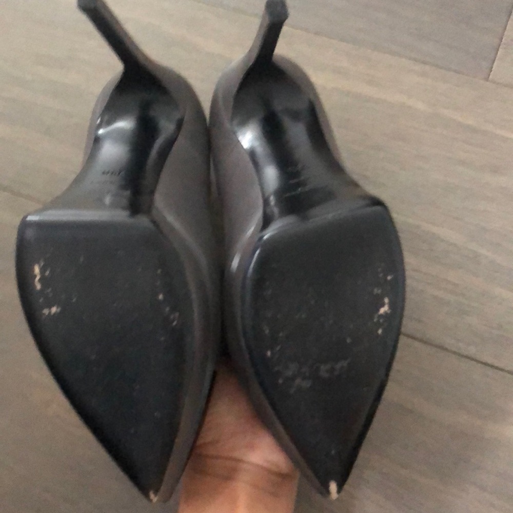 SAINT LAURENT Janice Nappa Leather Grey/Black - Picture 4 of 7